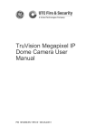 TruVision Megapixel IP Dome Camera User Manual - TVD-M1120-3 N, TVD-M1120-3 P, TVD-M2110-2 N