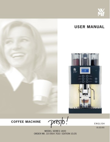 WMF Presto 1400 Series User manual | Manualzz