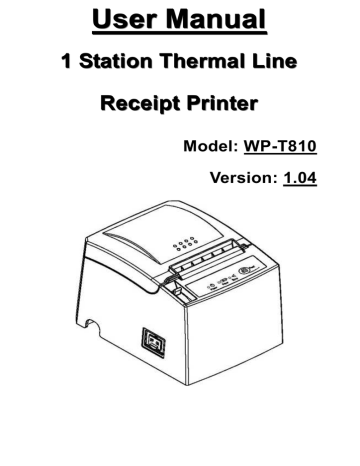 Wp T810 Thermal Printer Manualzz