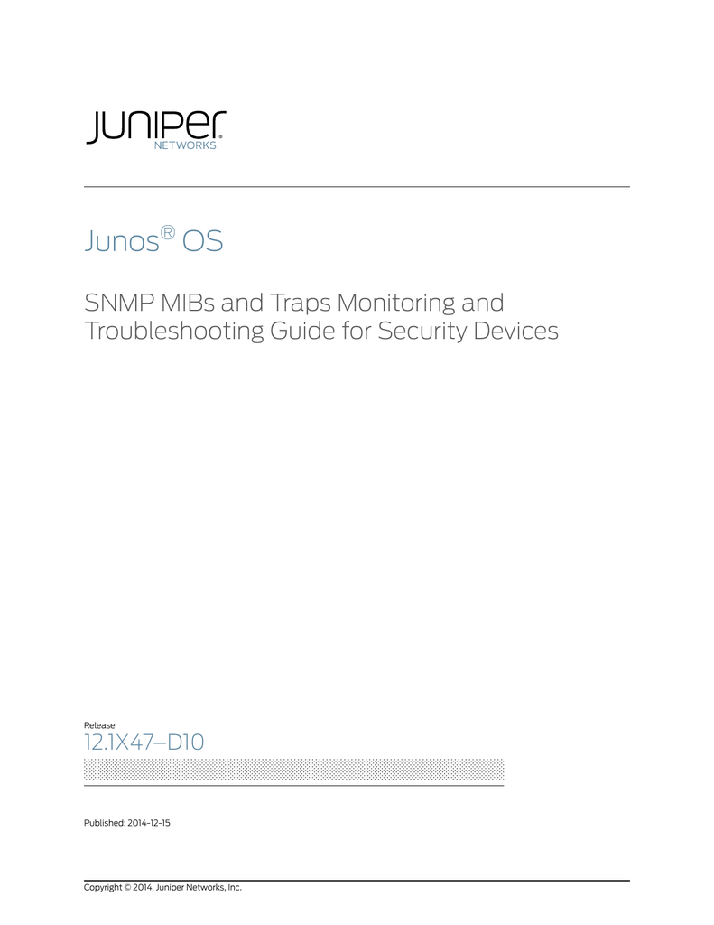 juniper srx3600 mib