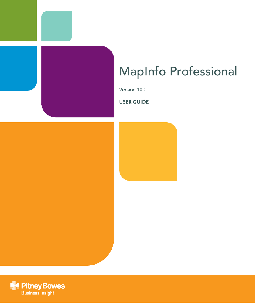 mapinfo 10 user guide