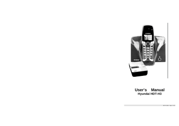 Hyundai HDT-H3 User manual | Manualzz