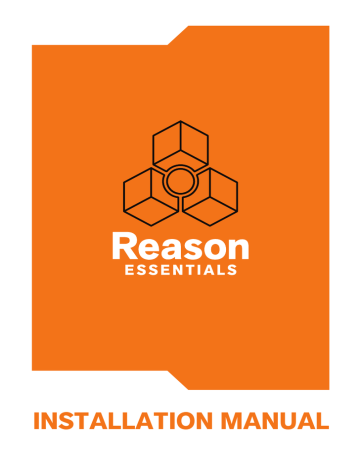 Propellerhead Reason Essentials 8.2 Installation manual | Manualzz