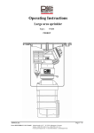 Perrot VP2 M Large area sprinkler Operating Instructions