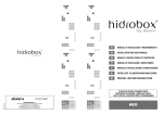 Hidrobox Neo Shower tray Installation and User Manual