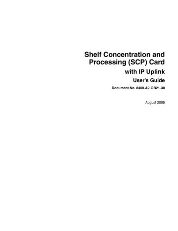 Scp Card With Ip Uplink User S Guide Manualzz