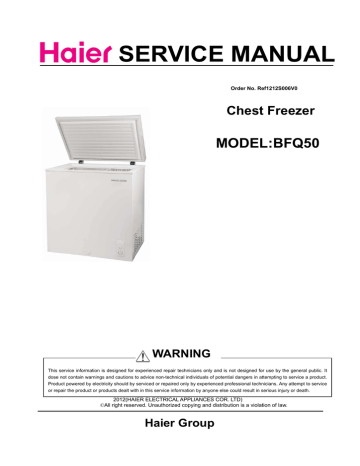 Haier BFQ50 Service manual Manualzz