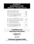 ACCESS/A A710X, ACCESS/A A711X Installation and Operating Instructions