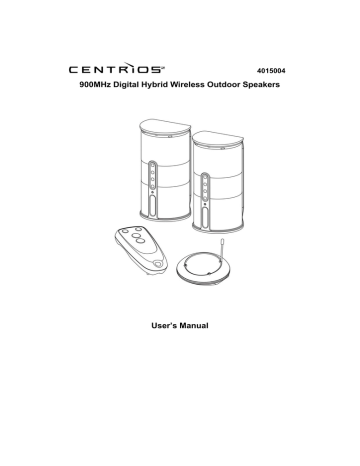 manual for centrios wireless speakers troubleshooting