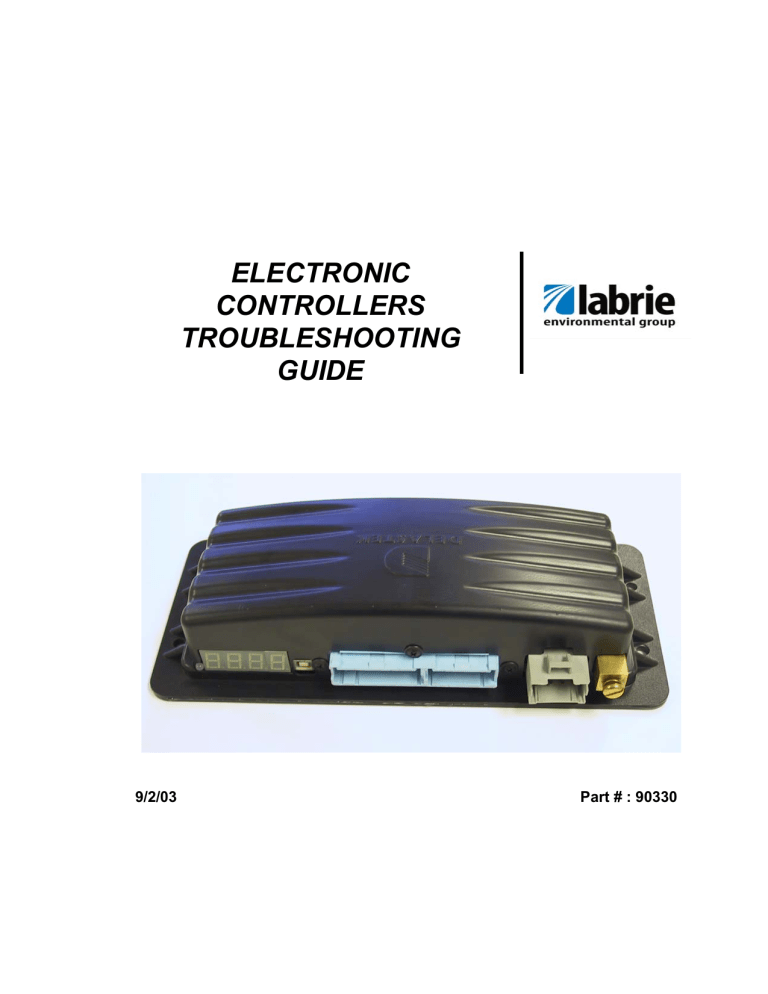 ELECTRONIC CONTROLLERS TROUBLESHOOTING GUIDE Manualzz