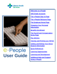 e-People User Guide