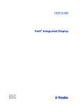 Trimble FmX Integrated Display User Guide