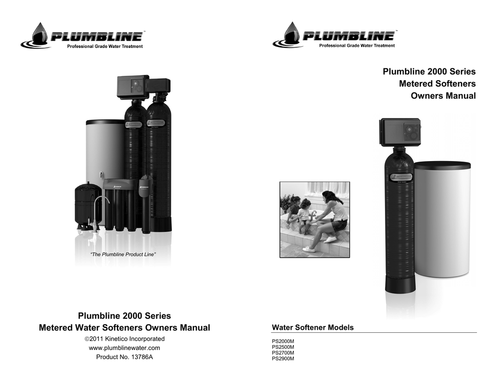 Plumbline 2000 Series Metered Water Softeners Owners Manual Manualzz