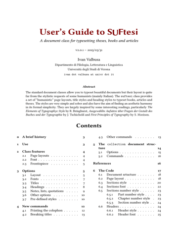 User's Guide to suftesi | Manualzz