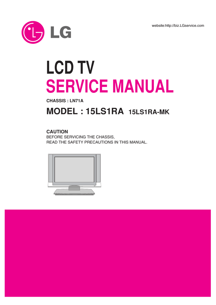 LCD TV SERVICE MANUAL Manualzz