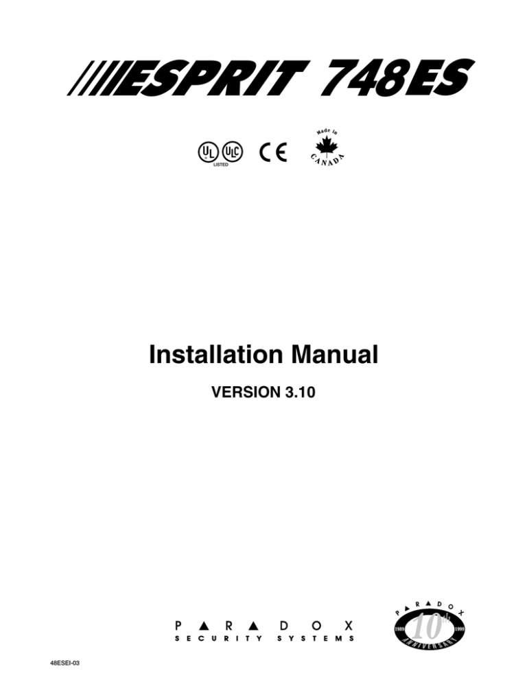 Installation Manual | Manualzz