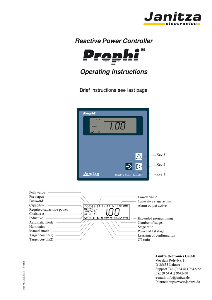 Controller перевод. Operating instructions на русском. Power Controller. Display operating instructions. Reactive Power.