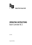 Badger Meter BC-2 Operating Instructions | AI Chat