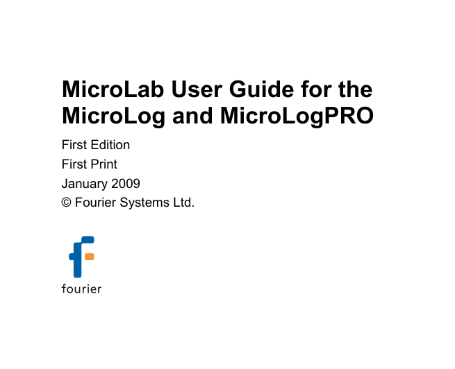 MicroLab User Guide for the MicroLog and Manualzz