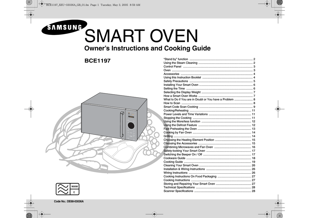 samsung smart oven bce1197