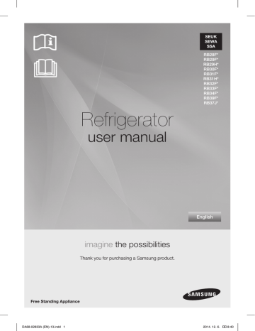 Samsung RB37J5005SA User Manual | Manualzz