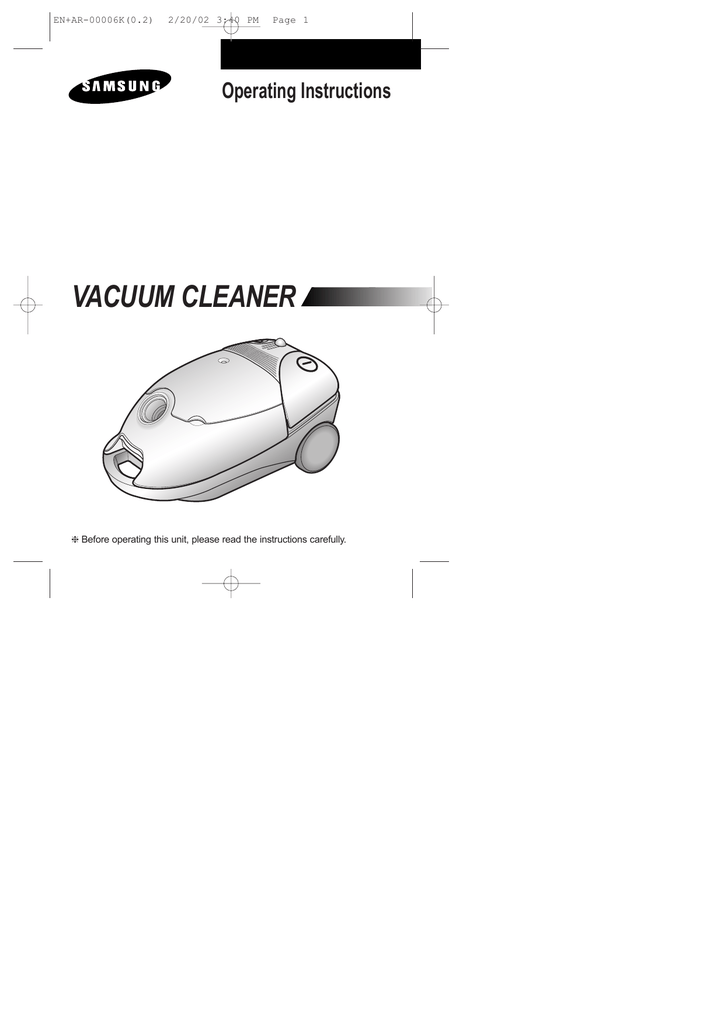 Samsung Vc 7426v Vc 7415v Vc 7425vn Vc 7414v Vc 7426vn User Guide Manualzz