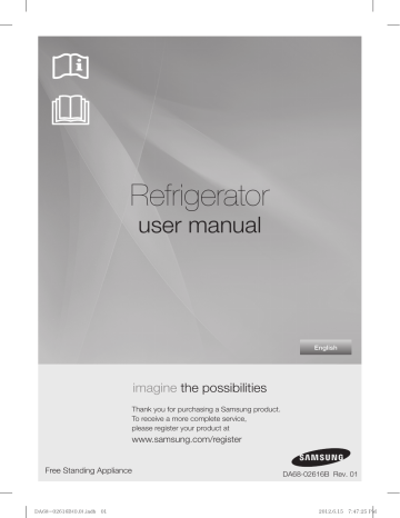 Samsung RF260BEAESP, RF260BEAEWW User manual | Manualzz