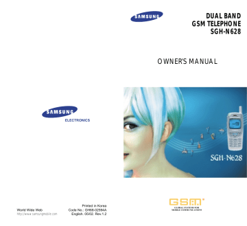 Samsung SGH-N628SA Owner's Manual | Manualzz