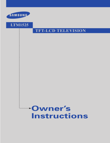 Samsung LT15S1 User manual | Manualzz