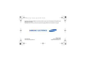 Samsung SGH-L708I User manual | Manualzz