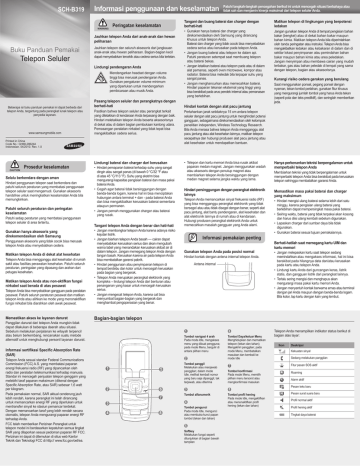 Samsung SCH-B319 Panduan pengguna | Manualzz