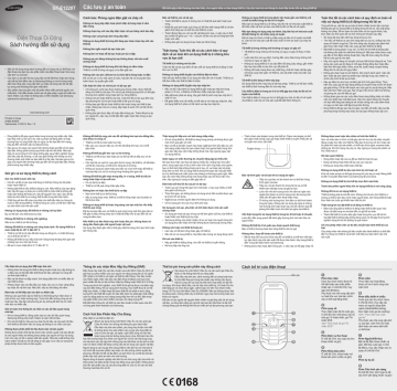 Samsung GT-E1220T Používateľská príručka | Manualzz