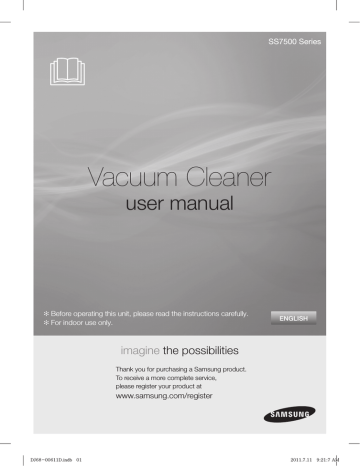 Samsung SS7550 User manual | Manualzz