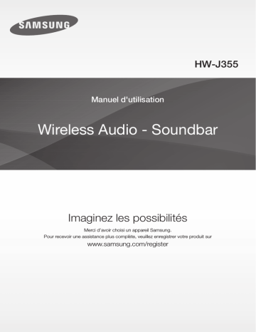 Samsung HW-J355 Soundbar 2.1 2015 Noir Manuel de l'utilisateur | Manualzz