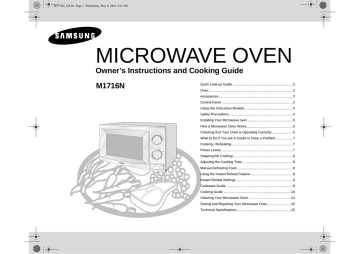 Samsung M1716N User manual | Manualzz
