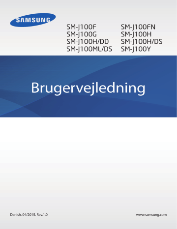 Samsung SM-J100H Brugermanual | Manualzz