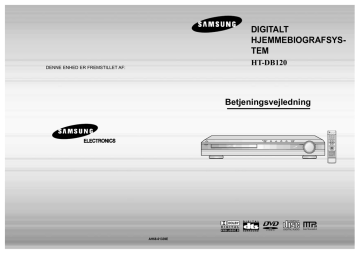Samsung HT-DB120 Betjeningsvejledning | Manualzz