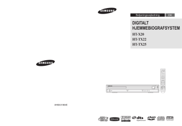 Samsung HT-X20 Betjeningsvejledning | Manualzz