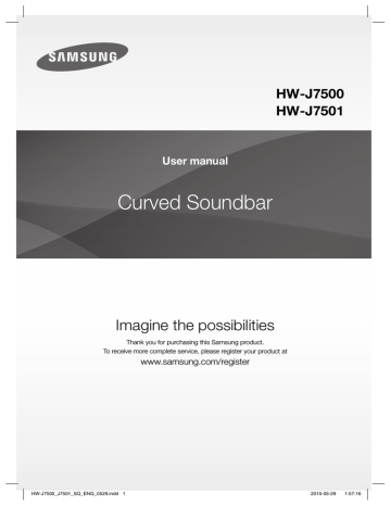 Samsung ‎מקרן קול קעור אלחוטי עם סאב וופר אלחוטי 320 W 8.1 Ch Bluetooth מדריך למשתמש | Manualzz