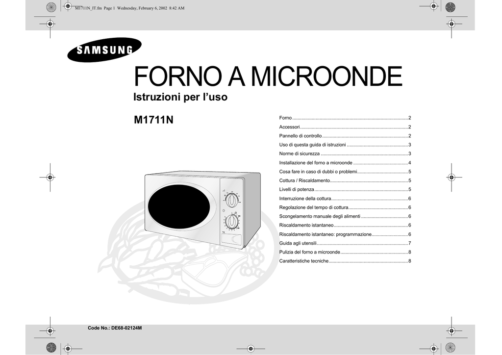 Samsung M1711N Manuale utente | Manualzz