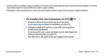 Samsung GT-S5839I Manuale utente | Manualzz