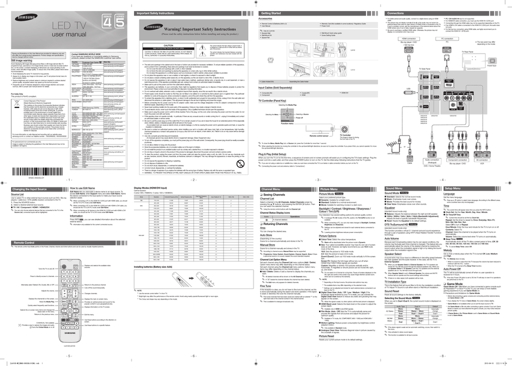 Samsung UA50J5100AR User Manual | Manualzz