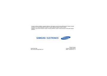 Samsung GT-S3500/I Manuale utente | Manualzz