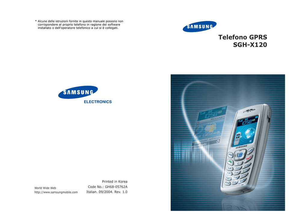 FOTO CELLULARE SGH-E330N SCARICARE
