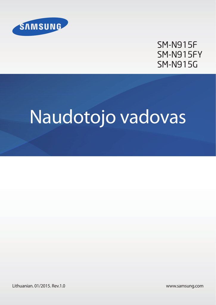 Samsung Sm N915fy Naudotojo Gidas Manualzz