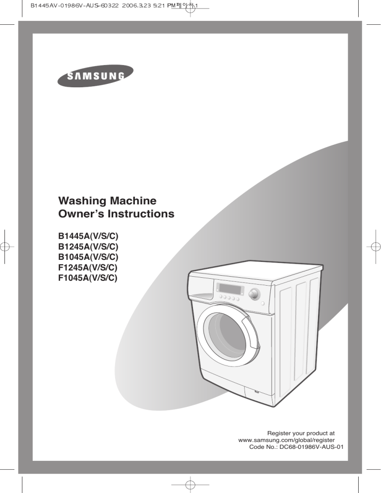 Samsung B1445av F1245av F1045av B1245av User Manual Manualzz