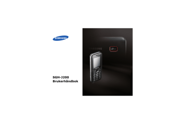 Samsung SGH-J200 Betjeningsvejledning | Manualzz