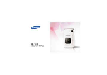 Samsung SGH-E420 Instrukcja obsługi | Manualzz