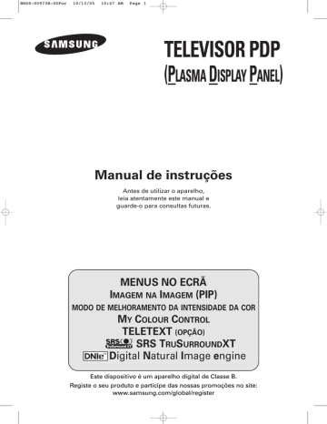 Samsung PS-63P5H Manual do usuário | Manualzz