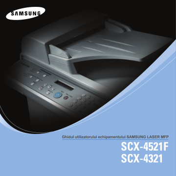 Samsung SCX-4521F Manual de utilizare | Manualzz